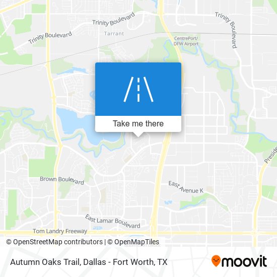 Autumn Oaks Trail map