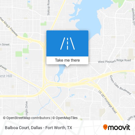 Balboa Court map