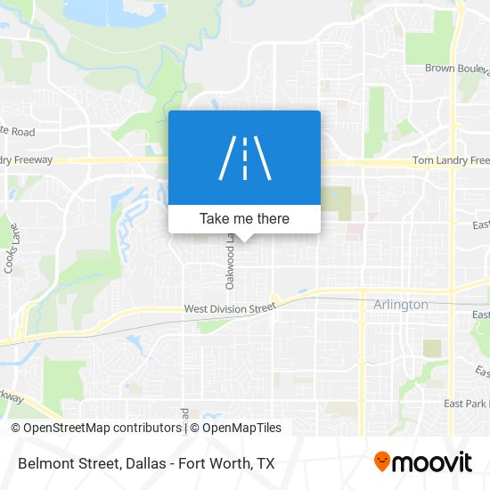 Belmont Street map