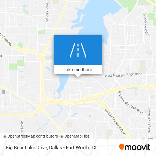 Big Bear Lake Drive map