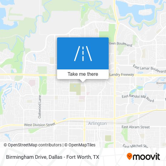 Birmingham Drive map