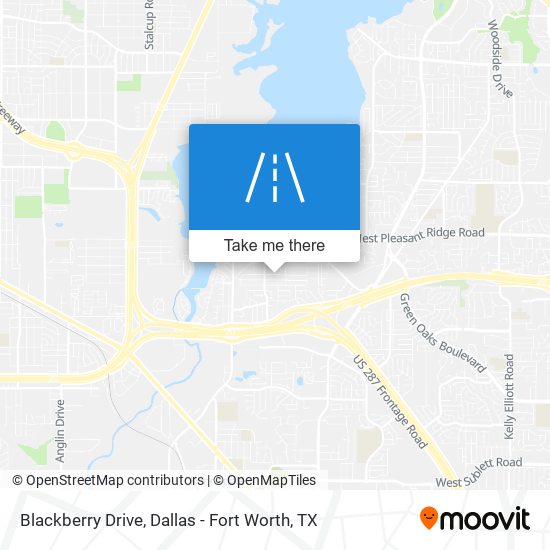 Blackberry Drive map