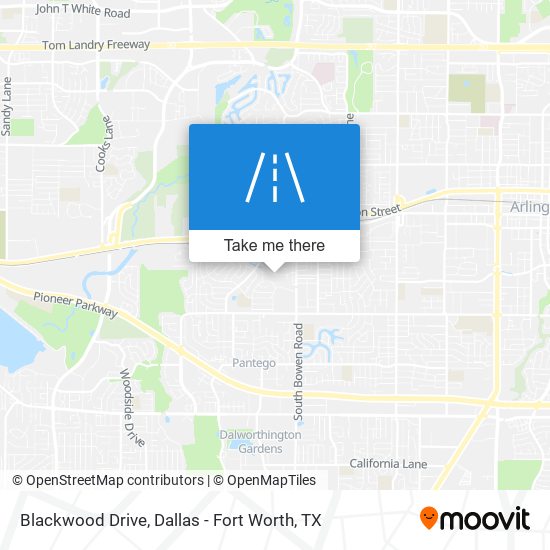 Blackwood Drive map