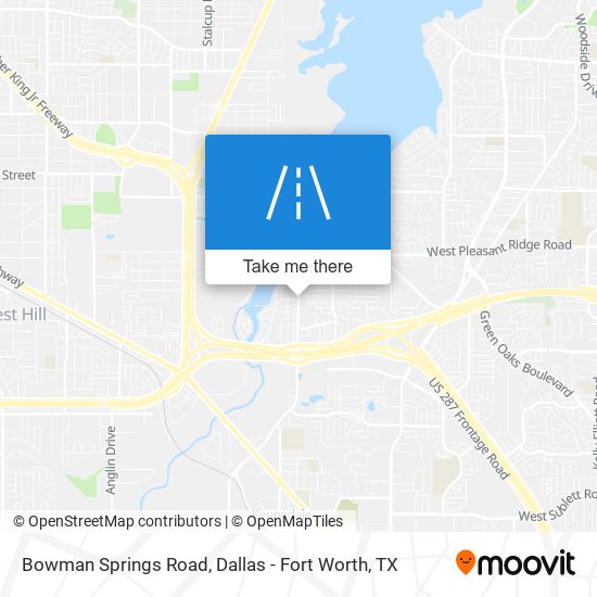Mapa de Bowman Springs Road