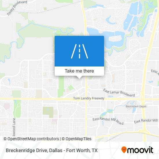 Breckenridge Drive map