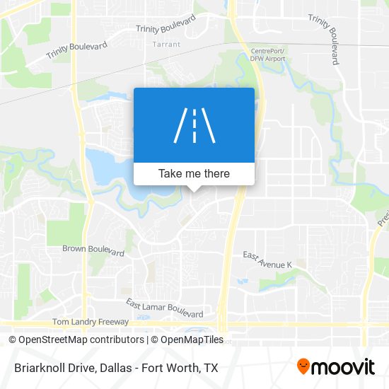 Briarknoll Drive map