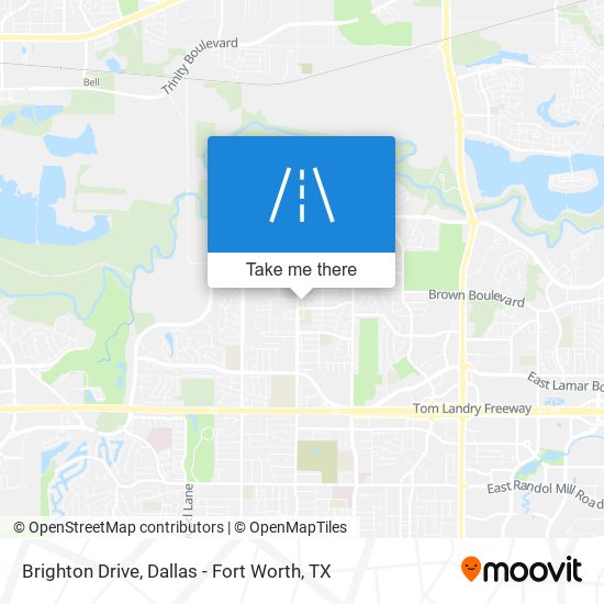 Brighton Drive map