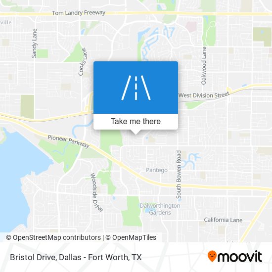 Bristol Drive map