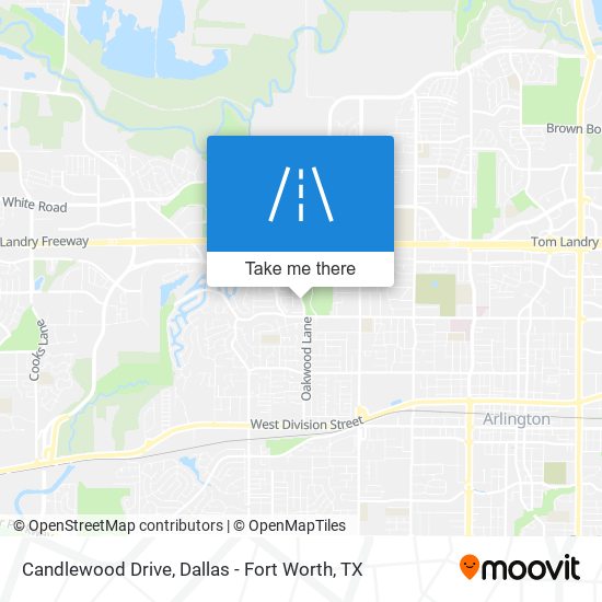 Candlewood Drive map