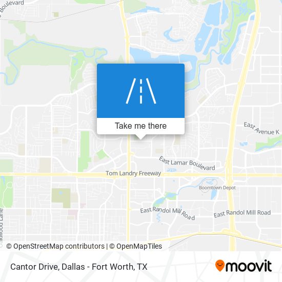 Cantor Drive map
