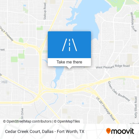 Cedar Creek Court map