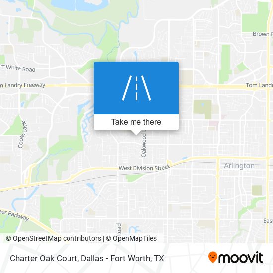 Charter Oak Court map