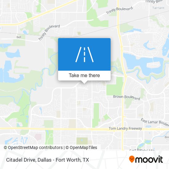 Citadel Drive map