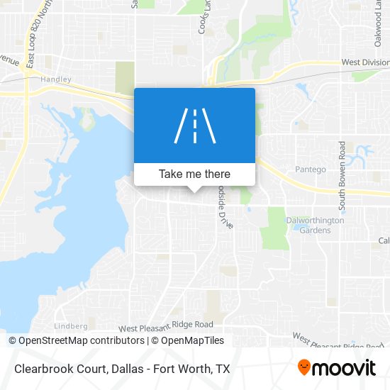 Clearbrook Court map