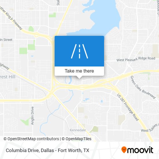 Columbia Drive map