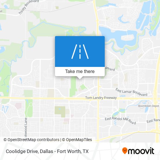 Coolidge Drive map