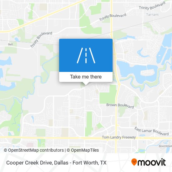 Mapa de Cooper Creek Drive