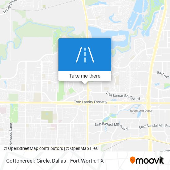 Cottoncreek Circle map