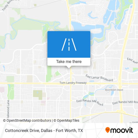 Mapa de Cottoncreek Drive