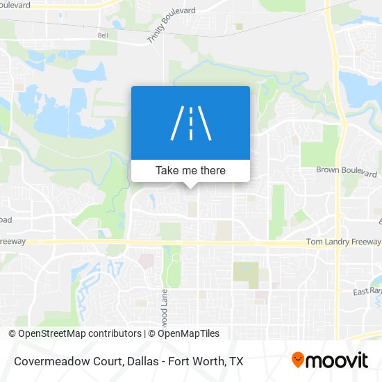 Covermeadow Court map