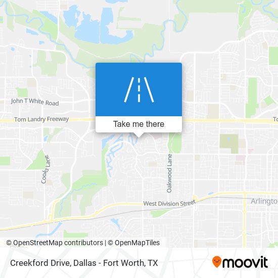 Creekford Drive map