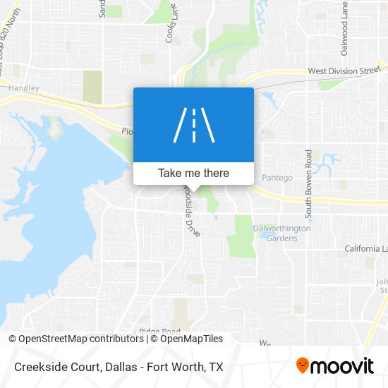 Creekside Court map