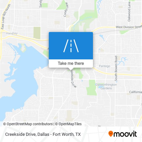 Mapa de Creekside Drive