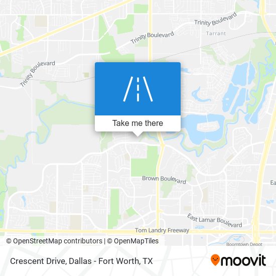 Crescent Drive map
