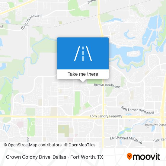 Mapa de Crown Colony Drive