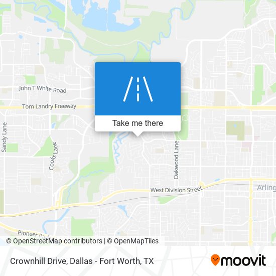 Crownhill Drive map