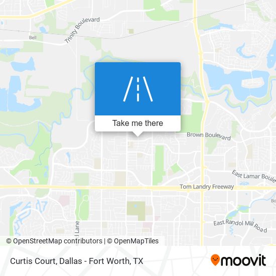 Curtis Court map