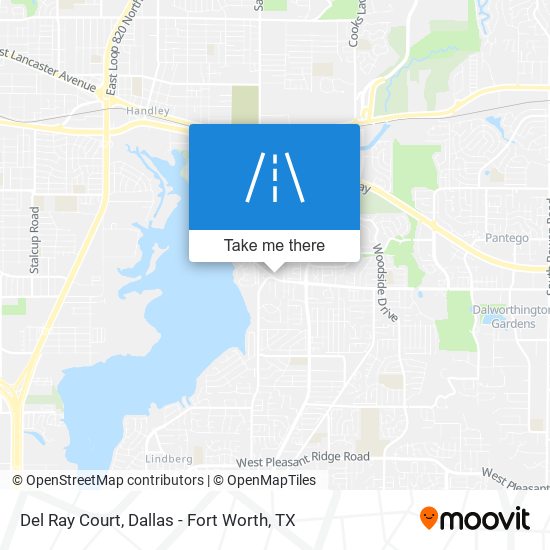 Del Ray Court map