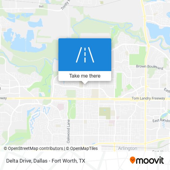Delta Drive map