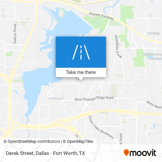 Derek Street map