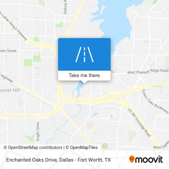 Enchanted Oaks Drive map