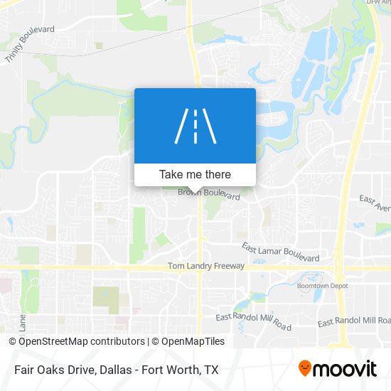 Mapa de Fair Oaks Drive