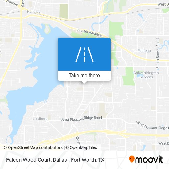 Mapa de Falcon Wood Court