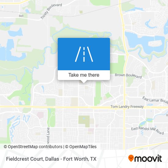 Fieldcrest Court map