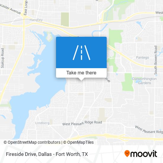 Fireside Drive map