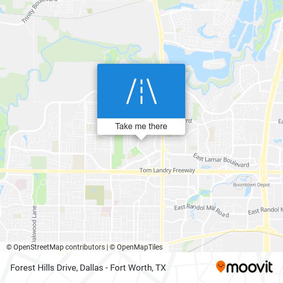 Forest Hills Drive map