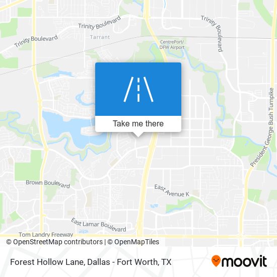 Forest Hollow Lane map