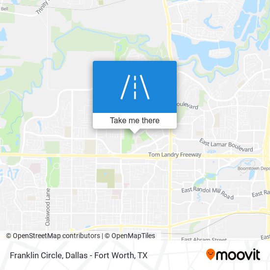 Mapa de Franklin Circle