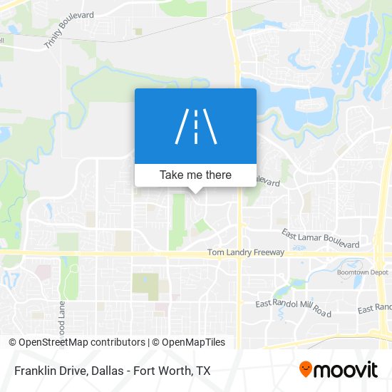Franklin Drive map