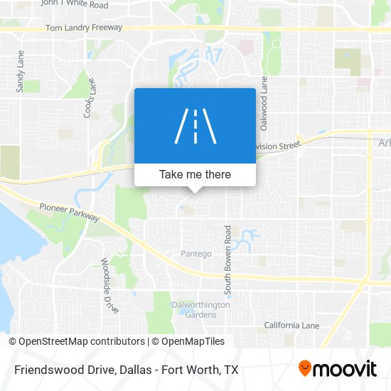 Friendswood Drive map