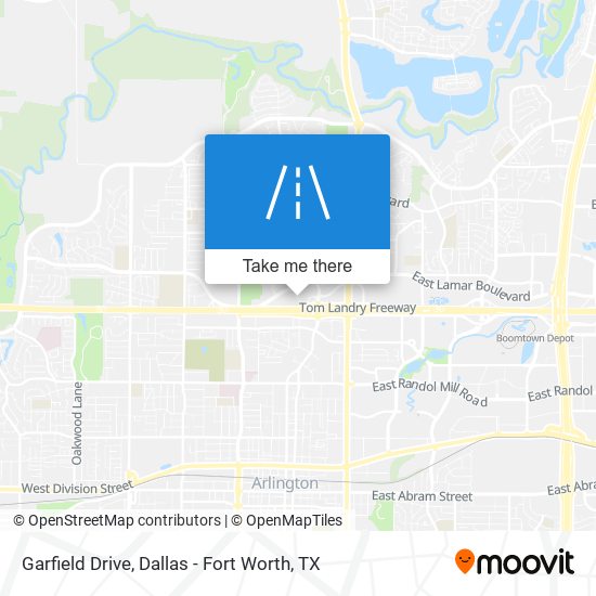 Garfield Drive map