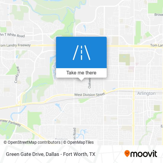 Green Gate Drive map