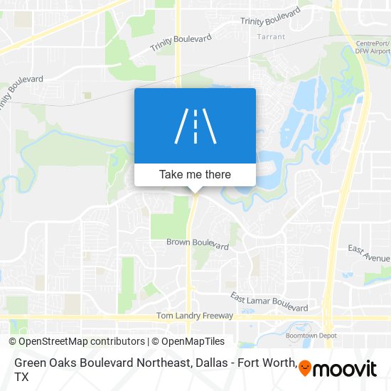 Mapa de Green Oaks Boulevard Northeast