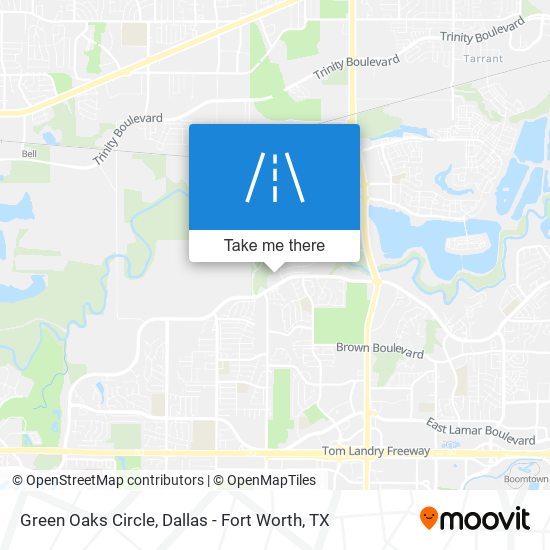Mapa de Green Oaks Circle