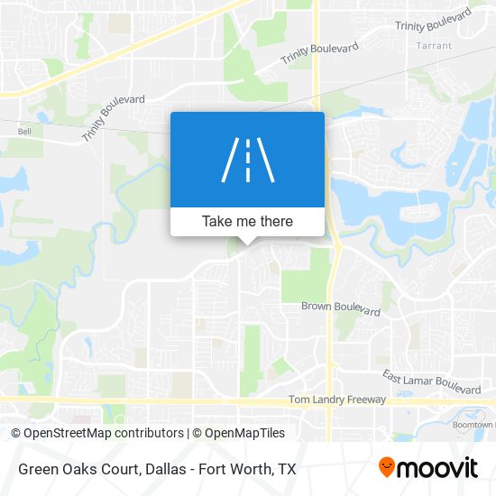Green Oaks Court map