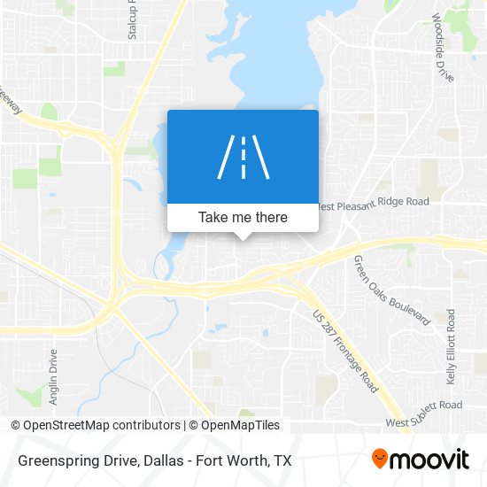 Greenspring Drive map